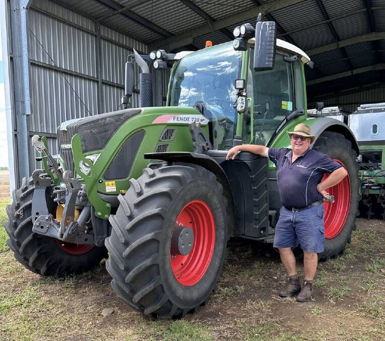 Grains Australia Pulse Council chair and Wyreema mixed farm operator, Peter Wilson said recent rain had been very good but acknowledged some growers had been deluged. Picture: Supplied