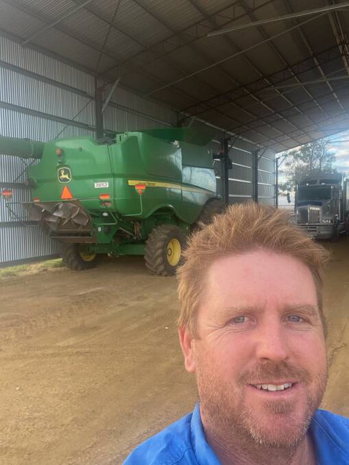 Muckadilla grain grower Scotty Loughnan said the sooner the industry adopted a a high-tech AI system to assess grain standards the better.Picture: Supplied 