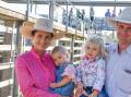 The Chiesa family of Kennedy Valley who run Palm Creek Brahmans, supplied their cattle and land for the three year trial. LR: Mariah, Halle, Elin and Peter Chiesa. Picture supplied 