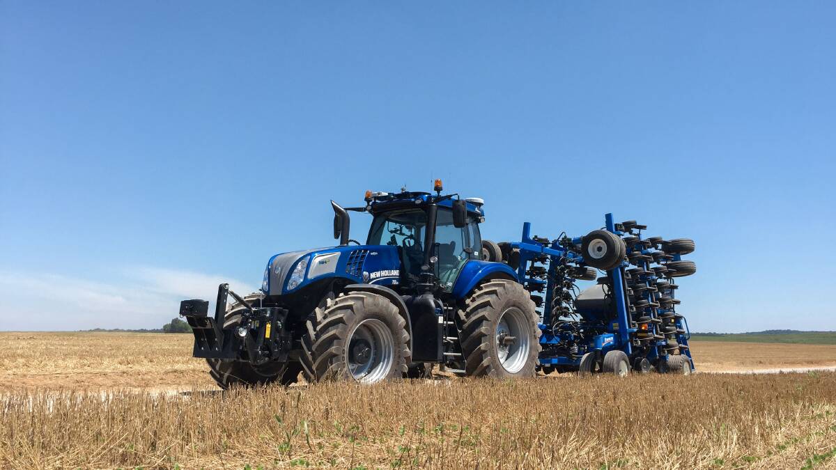 Attendees at AgQuip have the opportunity to get up close and personal with the New Holland NH Drive autonomous concept tractor.
