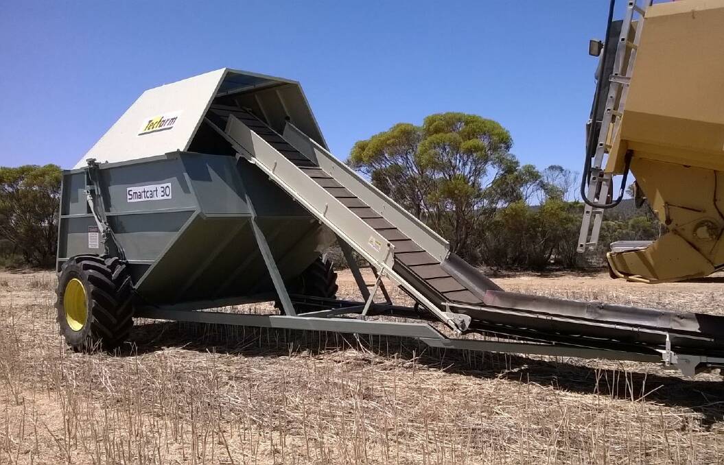 In the harvest weed seed control battle chaff carts are one of many options available and are finding a niche with smaller croppers because of price and performance, and with mixed farmers for the chaff dump grazing benefits.