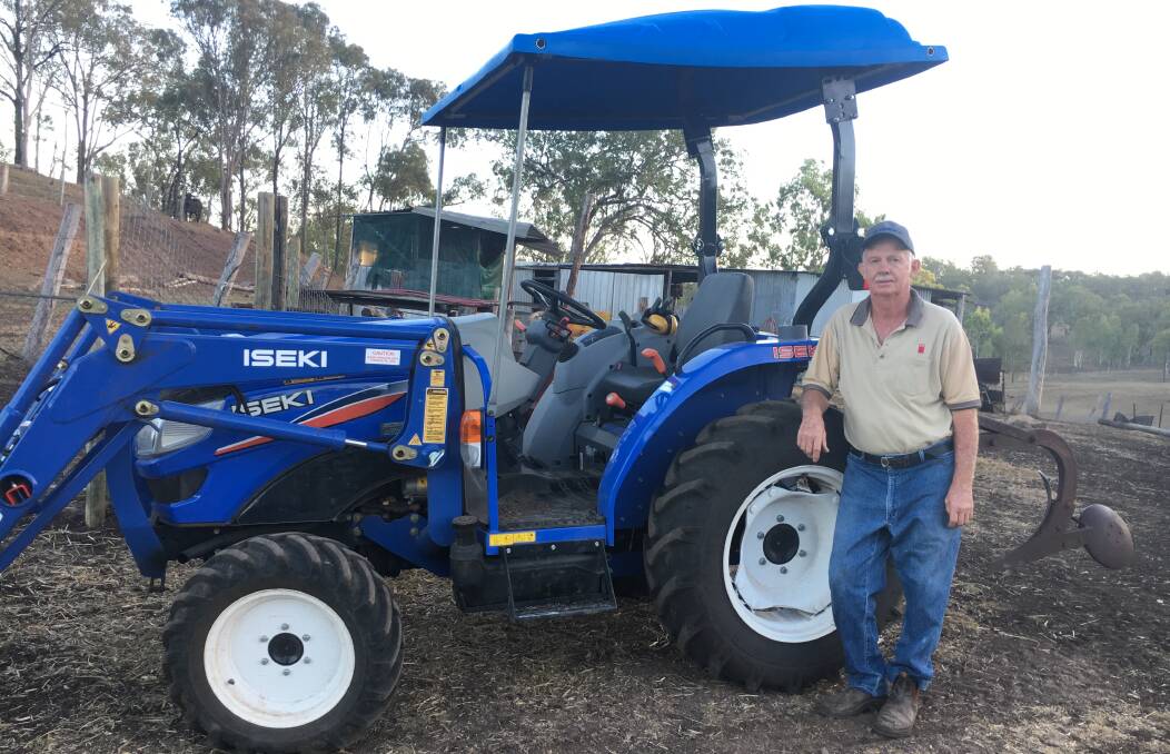 Queensland farmer Merv Keevers has traded higher power tractors for the performance of the smaller kilowatt Iseki.
