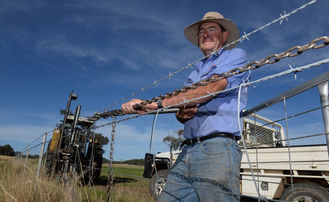 Dubbo fencing contractor, Bill O'Brien, says he is booked up with work commitments for the next six months
