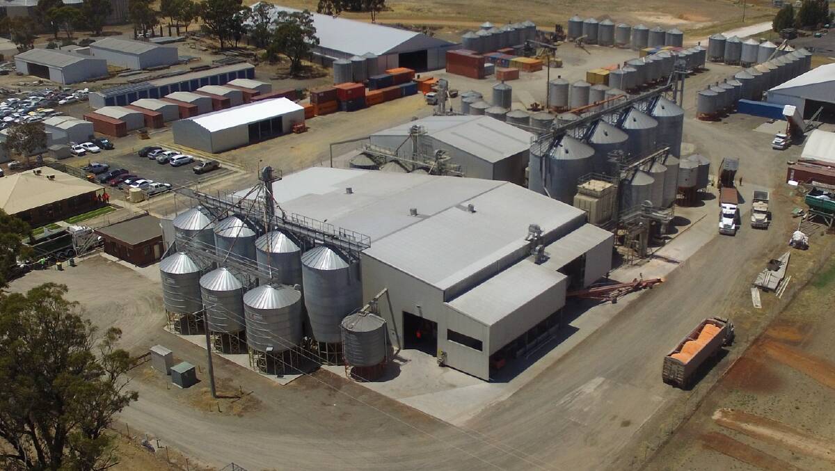 AGT Foods Australia's Horsham storage, processing and packing site in Victoria.