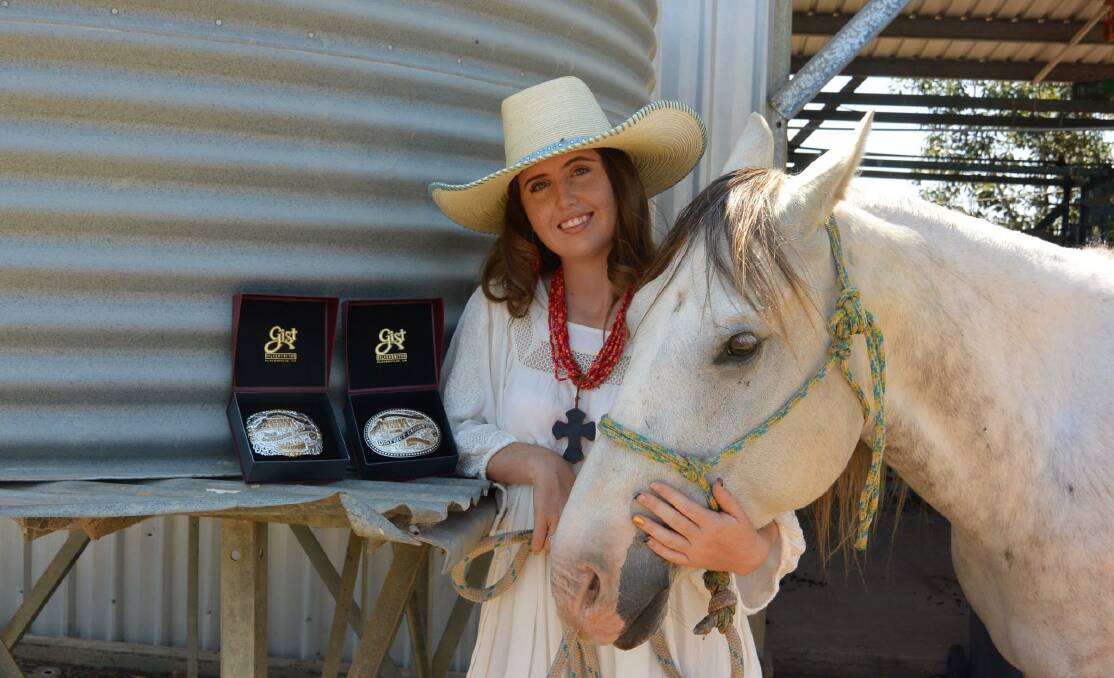 Cowgirl Beky Vaughan will compete at an international barrel racing competition in America later this year. Photo contributed.