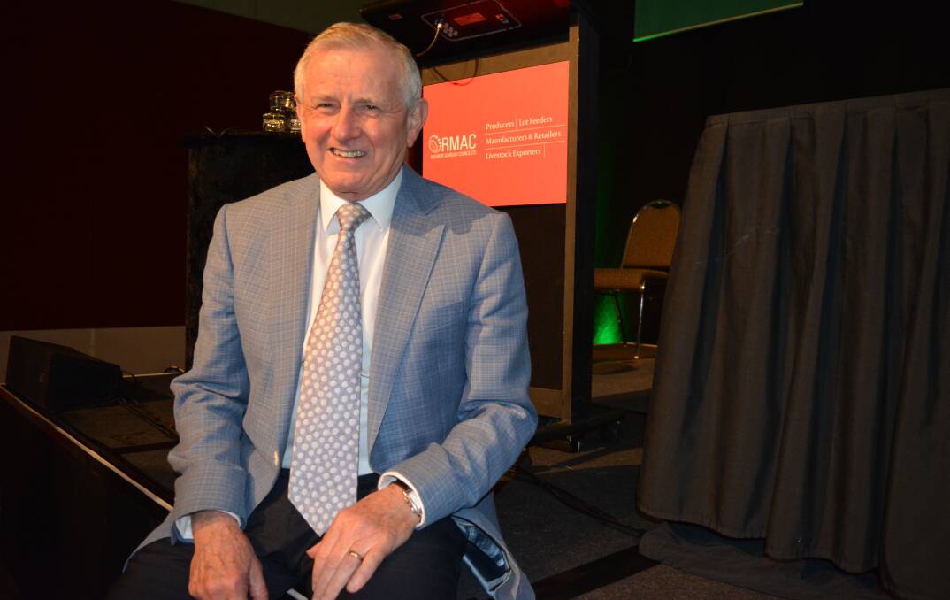 Australian Live Exporters Council chair Simon Crean in Alice Springs last week for a red meat industry forum.