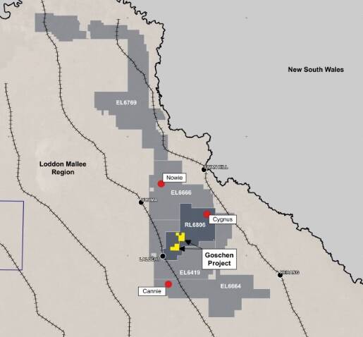 The proposed location of the mine. Graphic from VHM Ltd.