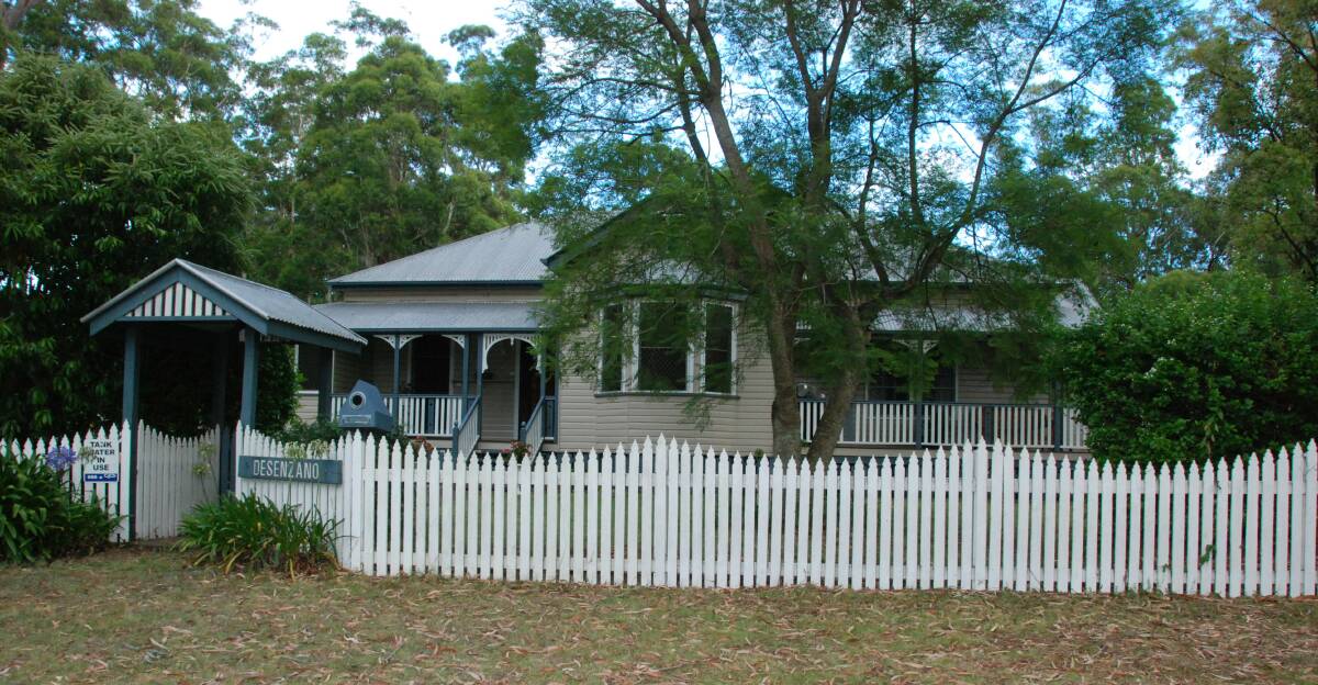 The Desenzano Homestead now sits in the leafy country town of Highfields north of Toowoomba.