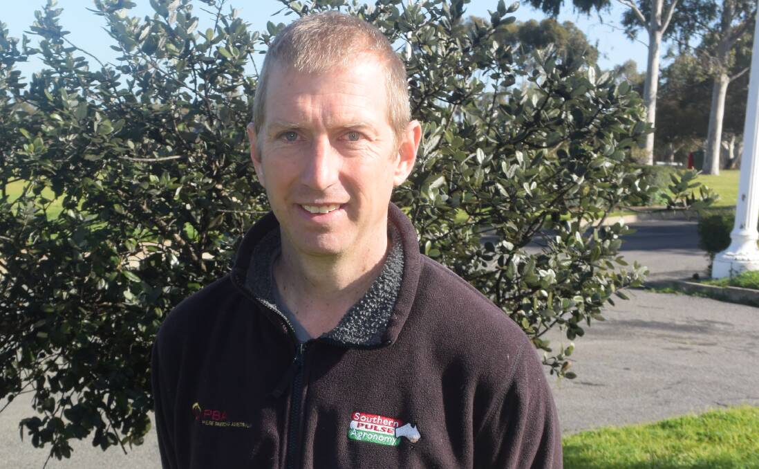 Jason Brand, Agriculture Victoria, says more growers in southern regions will look to grow chickpeas this year. 
