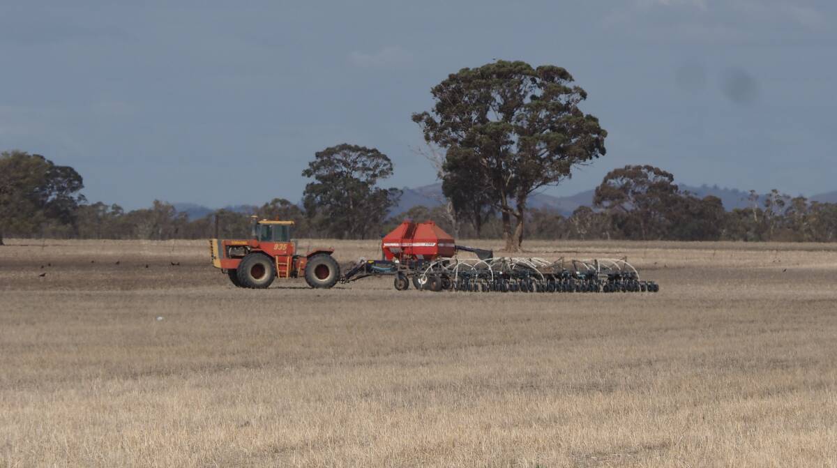 Farmers have been busy sowing in the northern cropping zone this week ahead of a predicted rain band this weekend.