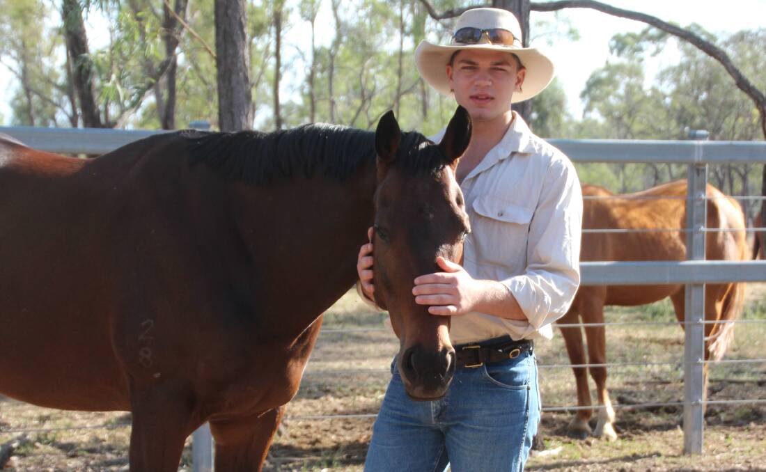 Great scope: Nicholas McBride says that the first year of the CQUniversity Bachelor of Agriculture has the right balance of theory and practical skills training necessary for him to access a vast range of career options.