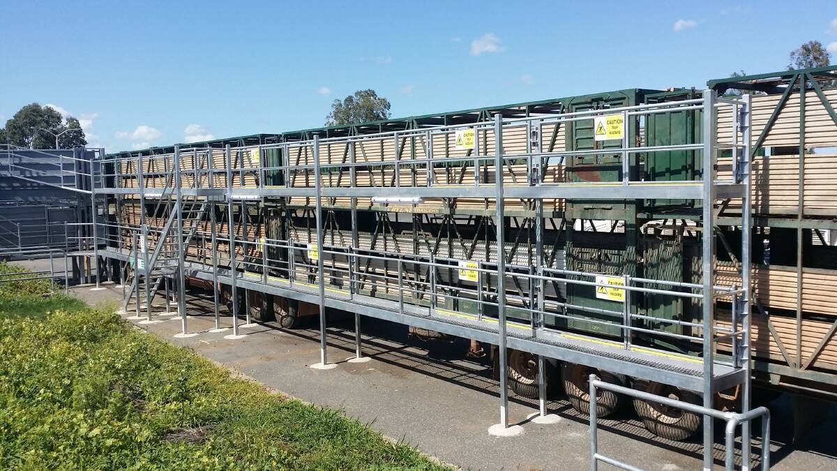 The CQLX loadout area redevelopment includes new infrastructure that will be of great benefit to road train operators who're transporting stock to the saleyards.