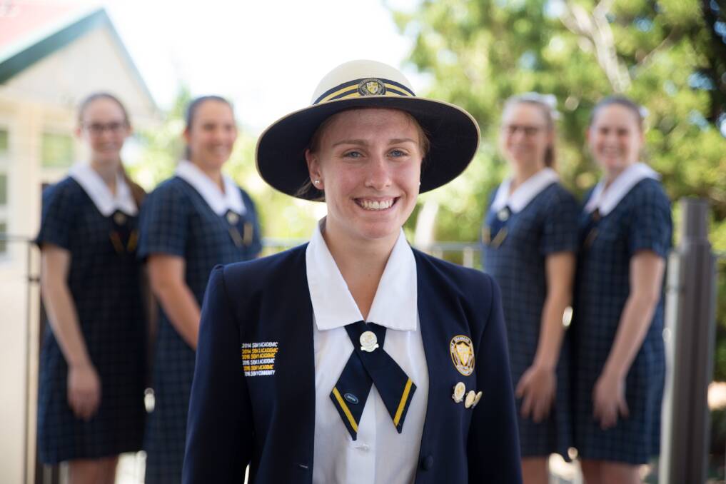 Agricultural focus: Rockhampton Girls Grammar School student Tiffany Baker was the top graduate for Queensland in 2016 for Agricultural Science.  