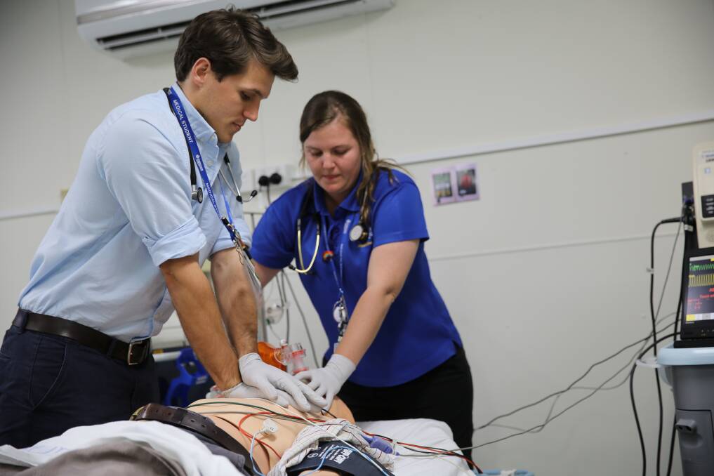 Excellent facilities: The James Cook University, Mount Isa Centre for Rural & Remote Health incorporates state-of-the-art video-conferencing technology and clinical simulation facilities for teaching and learning.