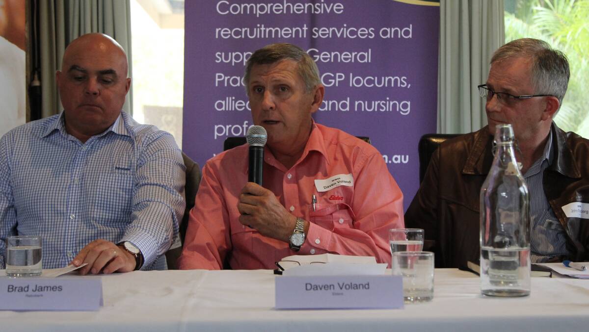 General knowledge: Daven Vohland shared some of his insights into rural advancement at the Blackall Grow Queensland forum last October. Picture: Sally Cripps.