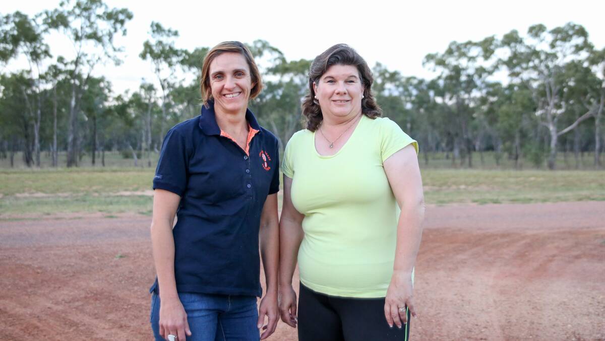 Training session: Joy McClymont with client Wendy Hick, who nominated her for the active achiever award. Photo: Andrea Crothers.