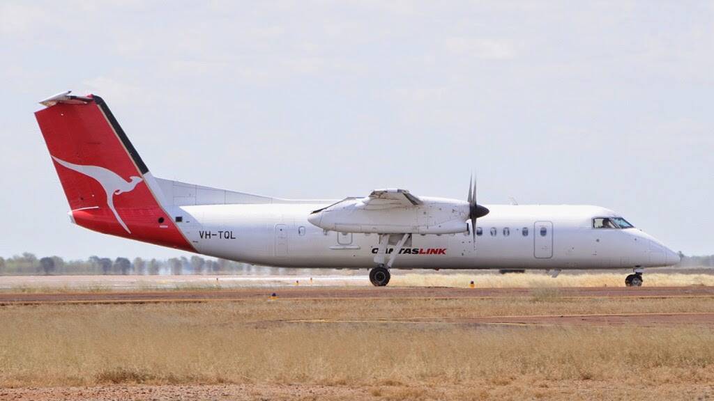 QantasLink flights have been suspended to Barcaldine until the runway has been repaired.