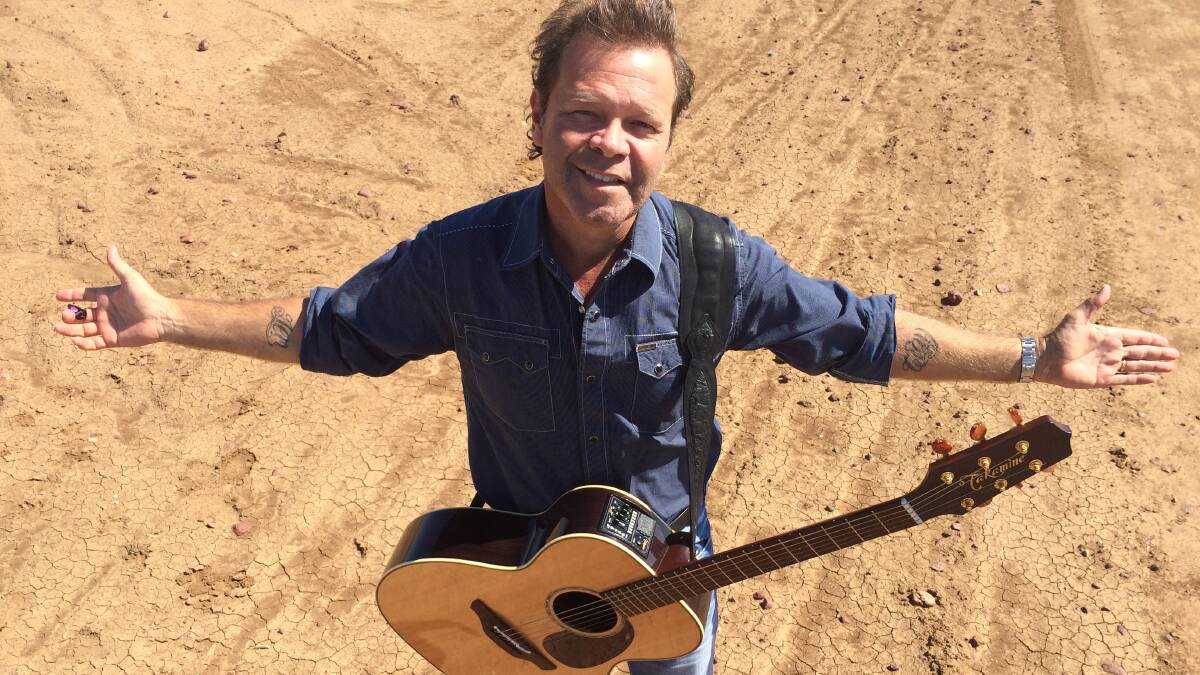 The September 2015 drought relief concert in Longreach is still strong in Troy's memory and he's keen to return and see the grass that's beginning to return.