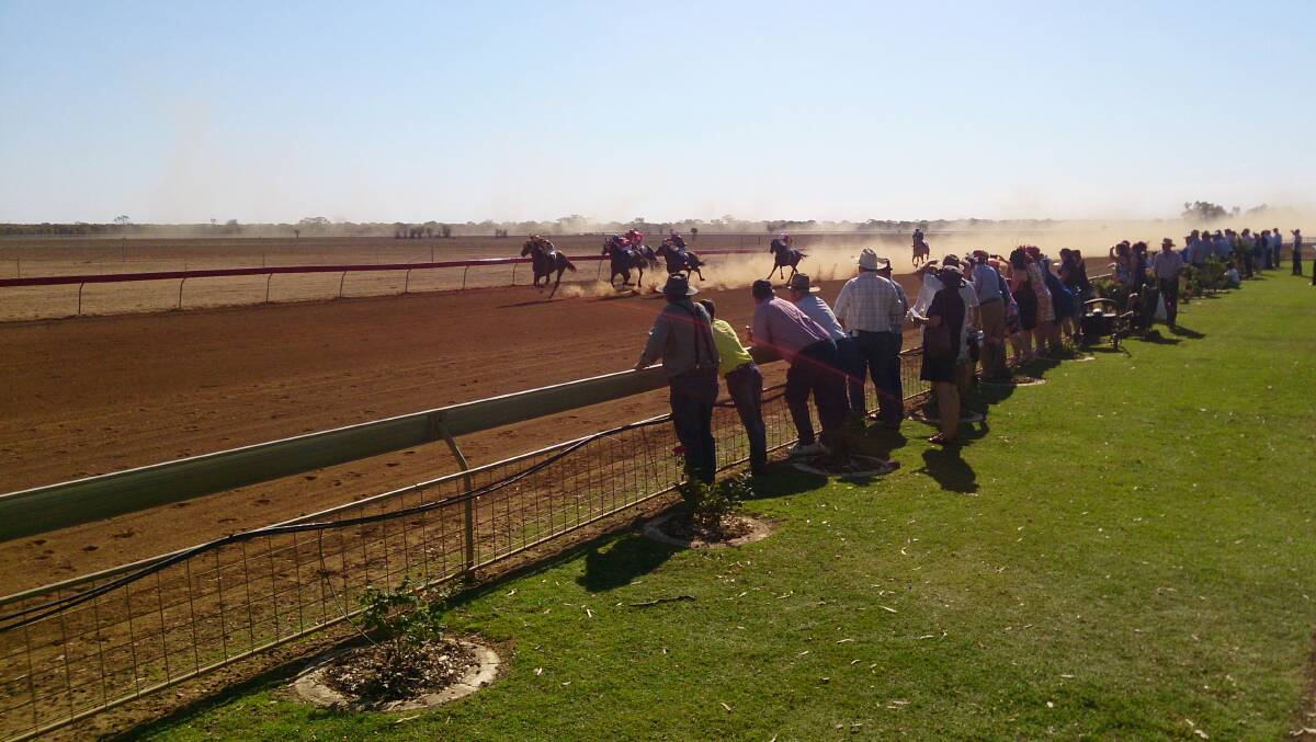 It's an annual event everyone looks forward to in the Isisford region and Saturday was no exception, with a happy crowd enjoying the five-race program.