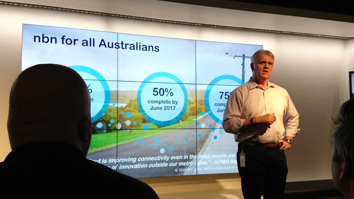 Impressive stats: Nbn CEO Bill Morrow anticipated high demand for fast internet would start the engines on entrepreneur investment in Australia. Picture: Sally Cripps.