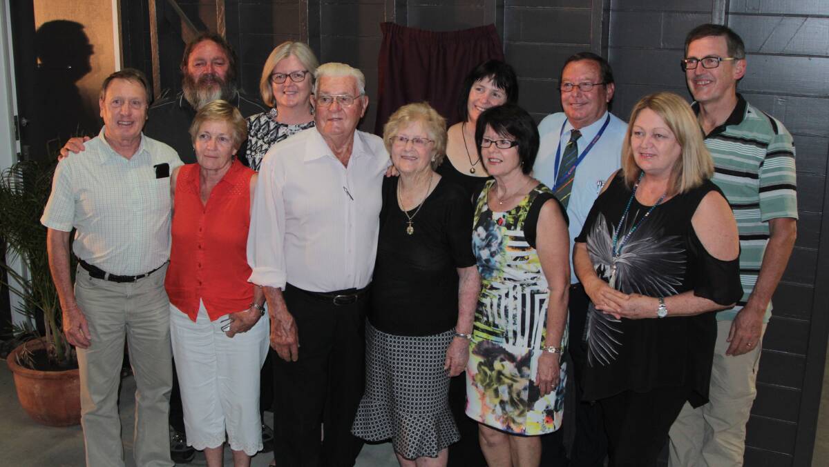 Representatives of past Globe Hotel owners, the Deverey family, along with Pat and Claire Ogden, were all in Barcaldine for the revelation of its transformation from hotel to cultural centre.