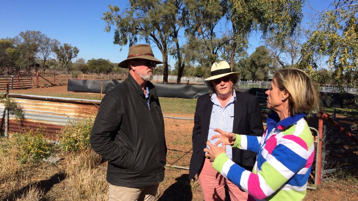 Agriculture Minister Bill Byrne and Wild Dog Commissioner Mark O'Brien had the opportunity to hear from Kym Thomas while in Cunnamulla recently.