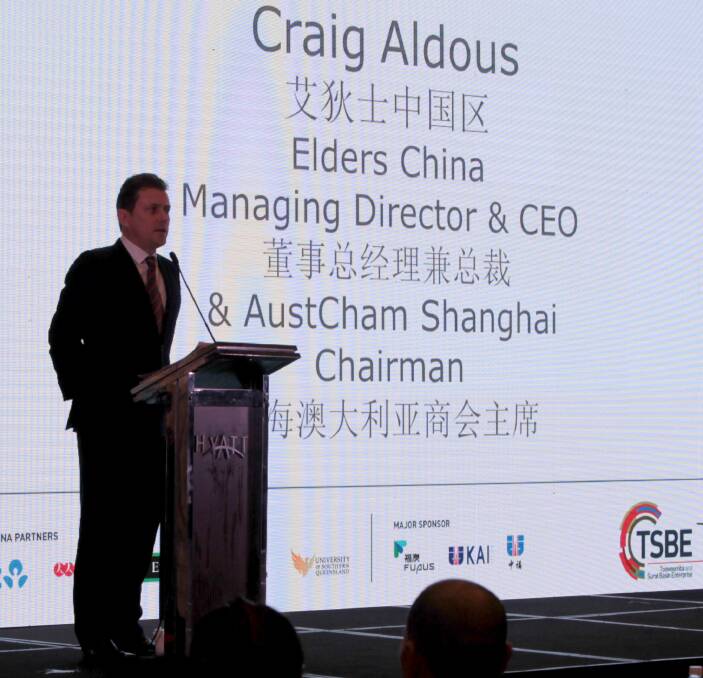 Oriental opportunity: Elders China CEO Craig Aldous told the AccessChina conference there was still a lot of work to be done to establish a beachhead for more Australian products in the Chinese market. Picture: Sally Cripps.