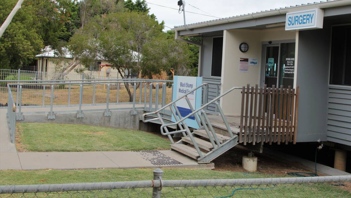 Access alert: The doctor's surgery at Blackall, pictured here, has always been sited in the heart of the community. One of the local retirement village units is in the background. Pictures: Sally Cripps.