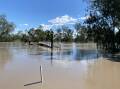 The Goondiwindi boat ramp pictured during the 2021 flood. Picture: Supplied
