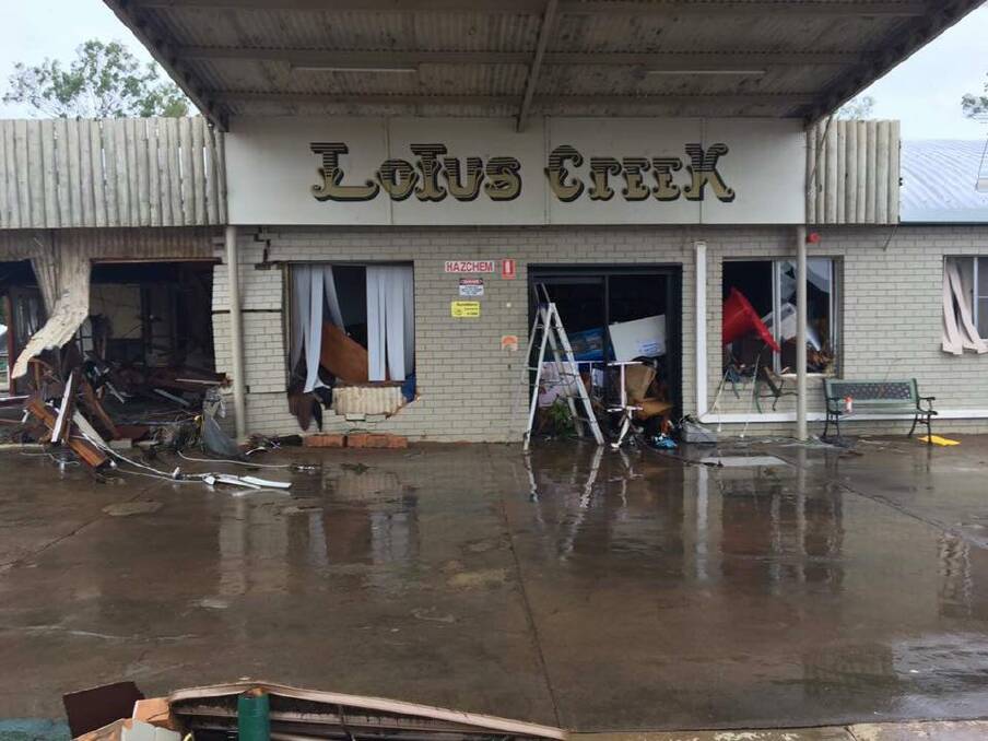 The Lotus Creek service station. Picture: Erika Elloy 
