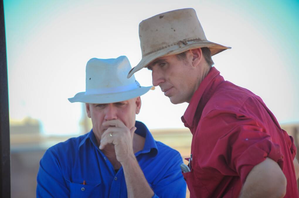 INDUSTRY LEGACY: Developer Chick Olsson and MDH's Alistair McDonald at Devoncourt, Cloncurry. - Photo Kelly Butterworth