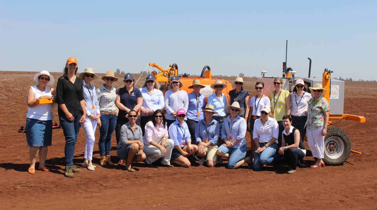 The Women in Ag Industry Tour visited Swarm Farm at Bendee on Friday morning. Another grains tour group came through in the afternoon. 