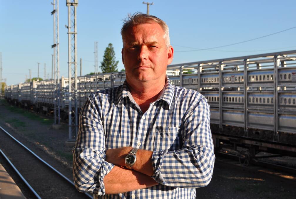 RAIL FAIL: LNP Member for Gregory, Lachlan Millar is fuming over safety issues surrounding new cattle rail wagons. 