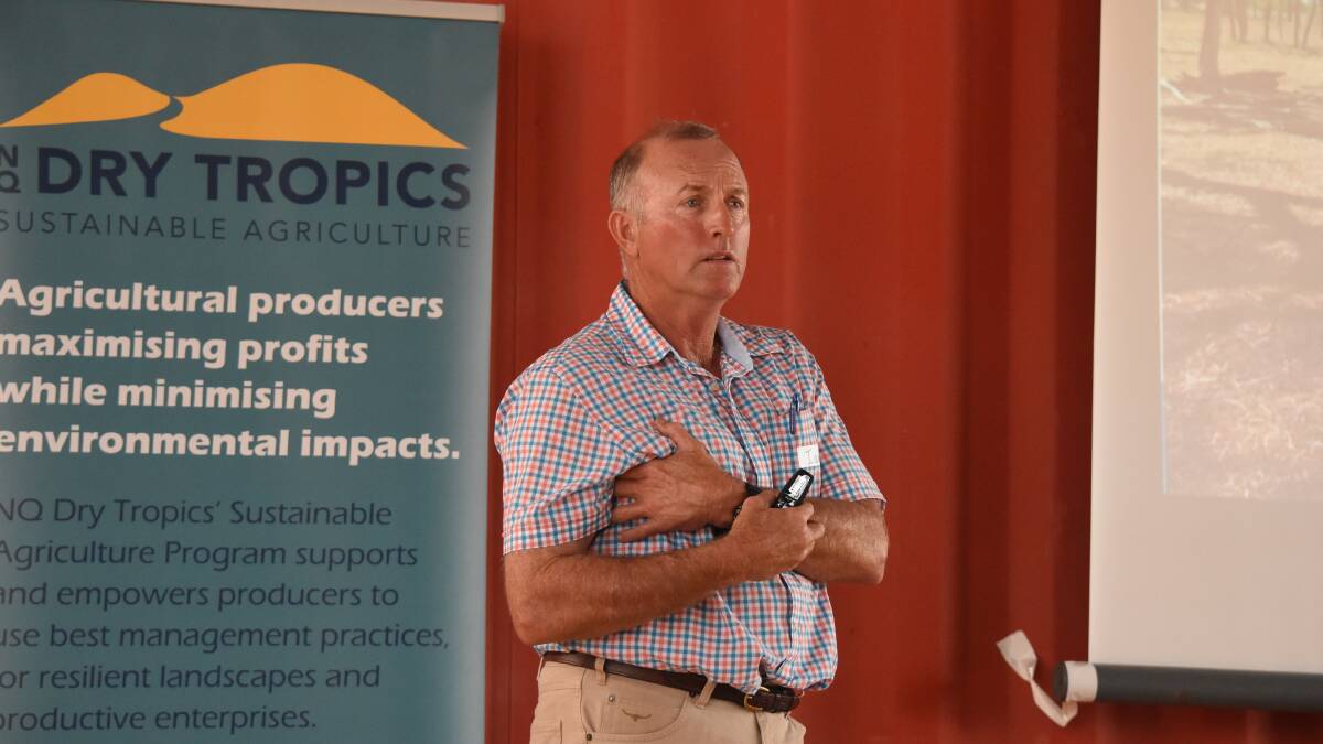Dr Ian Braithwaite, a northern Australian cattle veterinarian with more than 30 years’ experience in the beef industry, presented at the field day. 