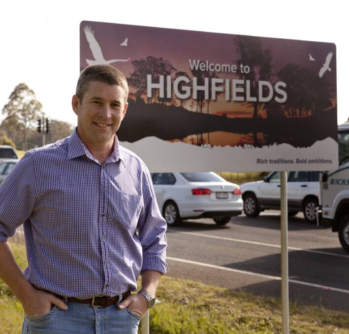 GEARING UP: Highfields and District Business Connections president Jim O'Dea says his community must take some control over planning their future.