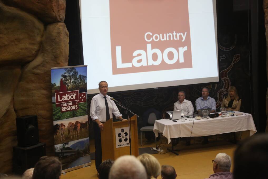 Bill Shorten addressing the Country Labor conference.