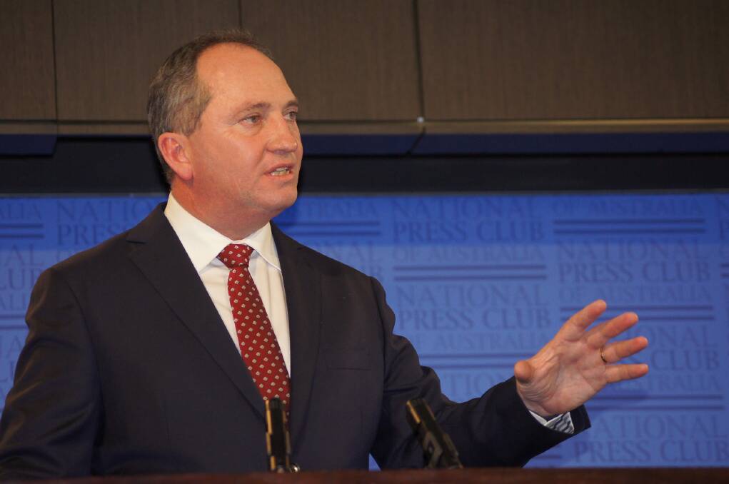 Nationals leader Barnaby Joyce says undecided voters should judge the Coalition on its farm record.