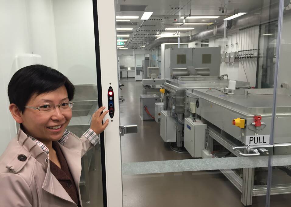 CLEAR ADVANTAGE:  Associate Professor Baohua Jia at Swinburne’s Centre for Micro-photonics, where the energy saving glass will be developed.