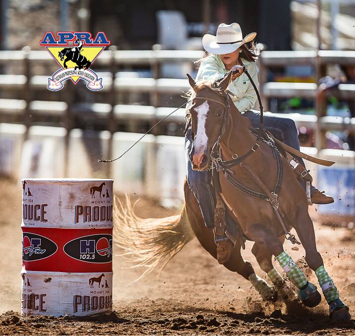 Emerald barrel racer Jaimi Downing is set to star at Yeppoon. Picture: www.stephenmowbrayphotography.com