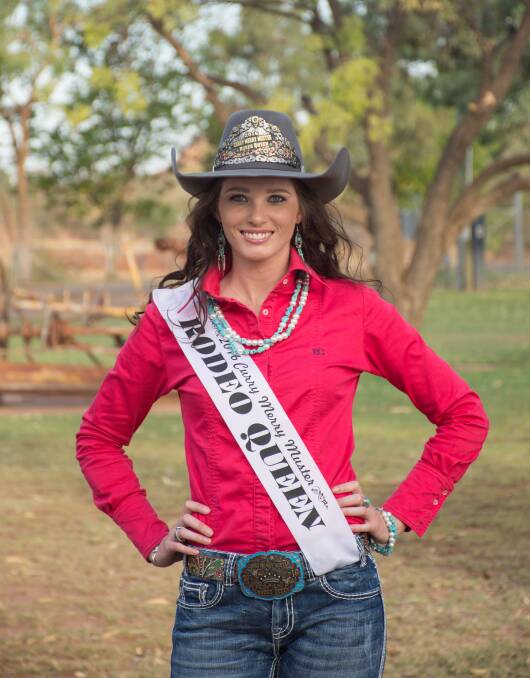 Cloncurry's Kate Taylor is one of six Rodeo Queens from around Australia vying for the title of Miss Rodeo Australia 2018 in Warwick this week.
