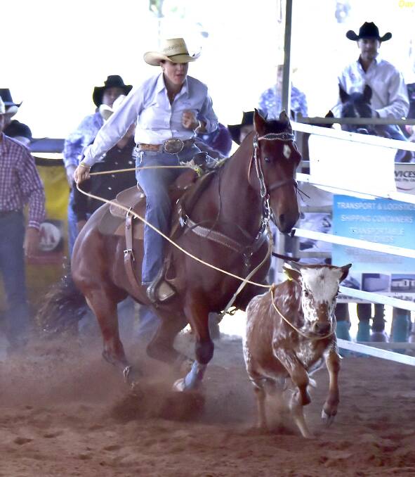 TOUGH COMPETITOR: Jane Willoughby has nominated in the ladies breakaway for the Bundaberg Show Rodeo on Friday night. Picture: Dave Ethell