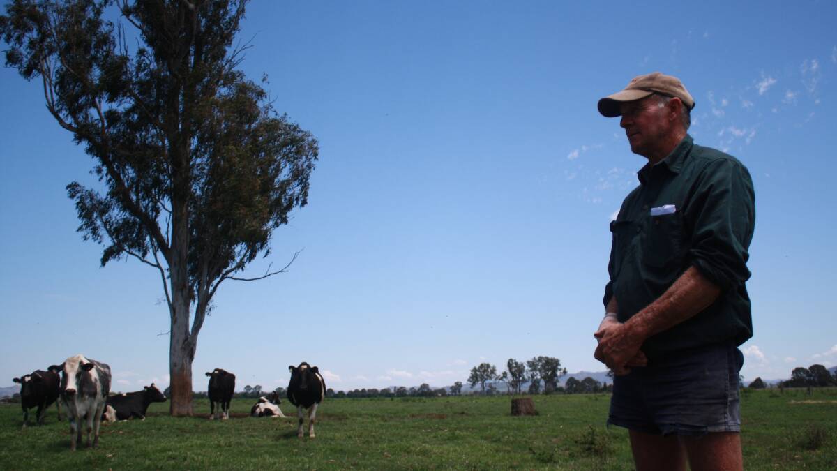 Farmer closes gates to dairy industry