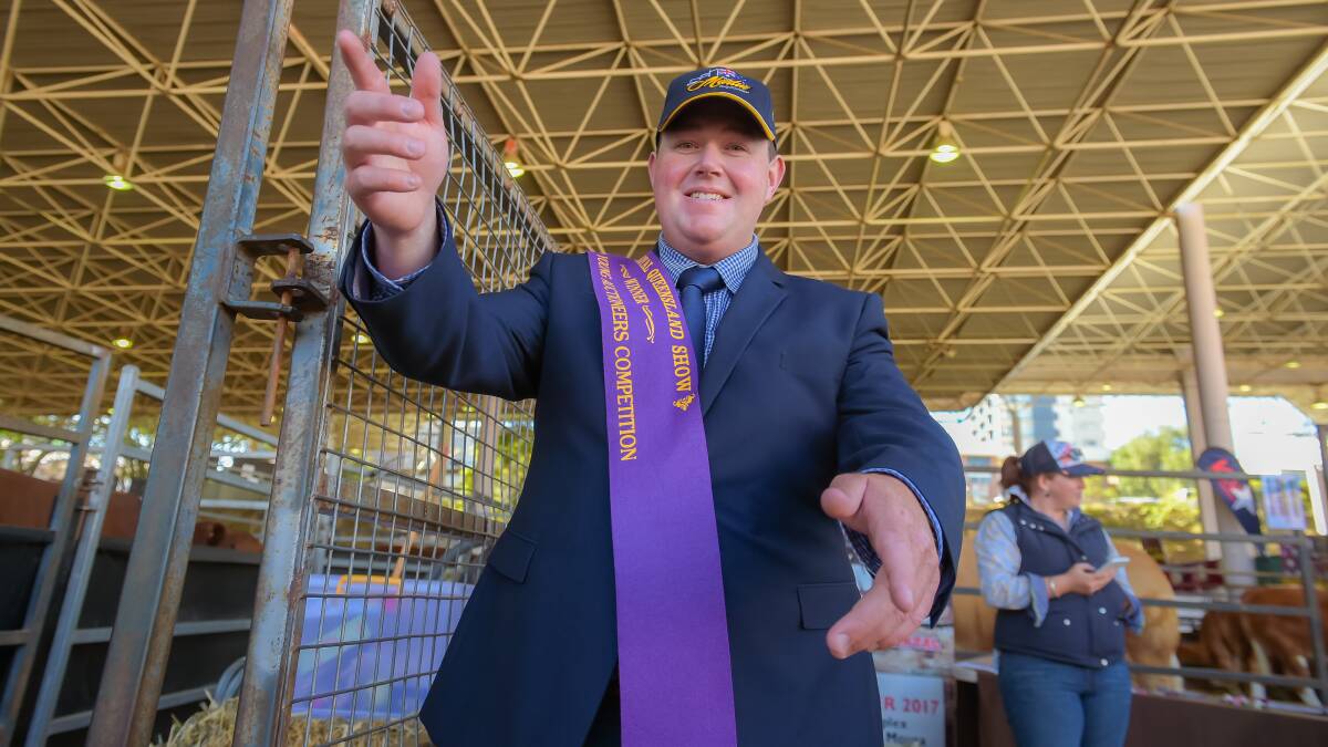 Top job: After four years entering the ALPA Queensland young auctioneers competition, Nick Shorten, GDL, Roma, is finally celebrating his big win.