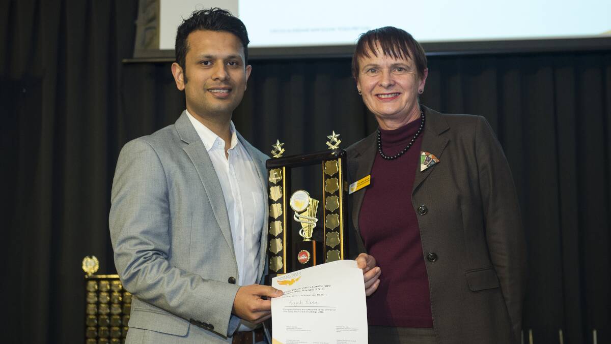 ECR winner in the Sciences category: Dr Rajib Rana and Professor Janet Verbyla. Photo: University of Southern Queensland