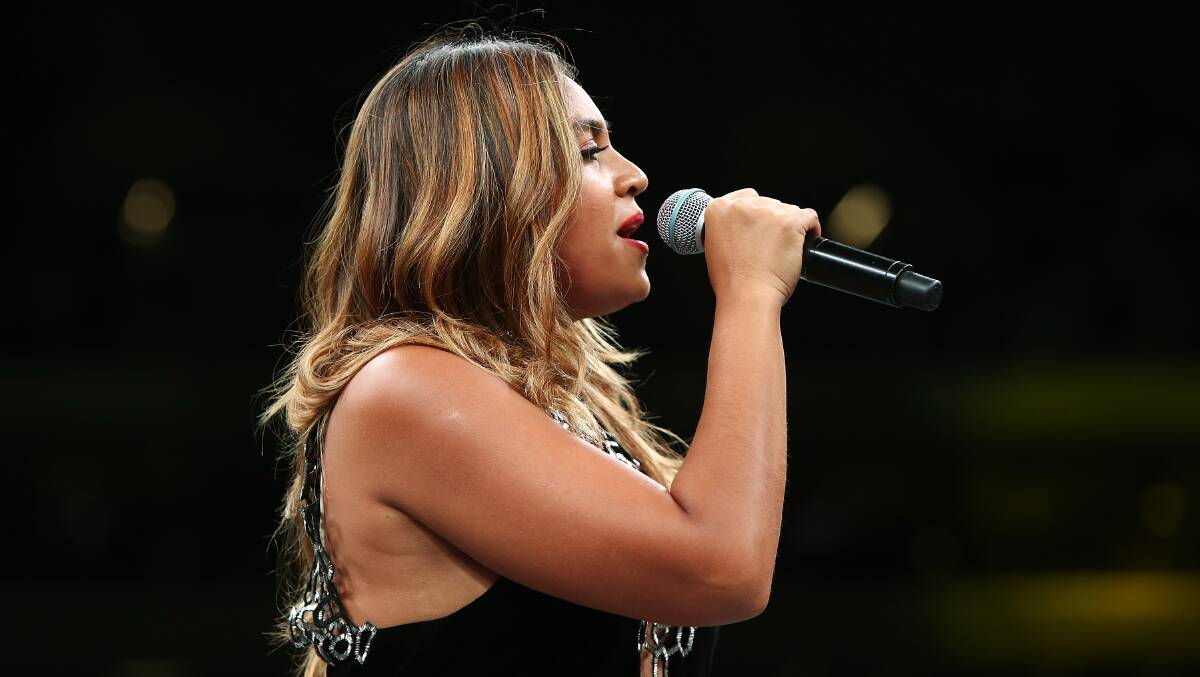 Jessica Mauboy performing in Adelaide earlier this year. Photo: Morne de Klerk/Getty Images