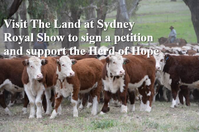 The Land is print media partner for the Herd of Hope. Click the link below for an online petition.