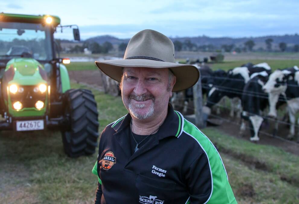 LONG HAUL: Scenic Rim 4Real Milk owner Greg Dennis is travelling up to the Atherton Tablelands in a tractor.
