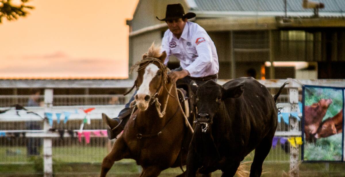 No stranger to competition is campdrafting competitor Ben Hall. He is pictured here competing on One Moore Daddy Rookie horse Raevio.