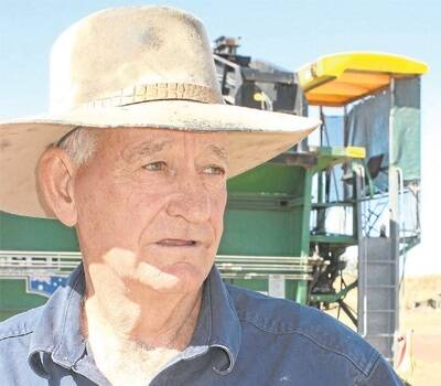 Landholder George Bender said he was concerned about the “burning” odour wafting through his farm.
