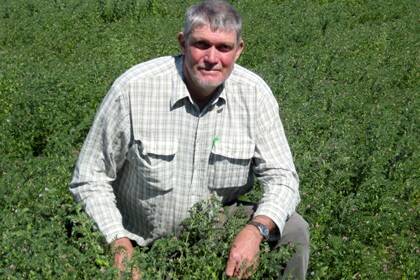 GRDC-sponsored Climate Champion Colin Dunne is growing more legumes as part of his crop rotation to improve soil health and crop performance in all seasonal conditions.